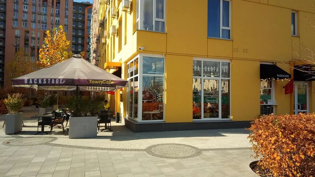 Positive Smile Studio Apartment In The Colorful Comfort Town Residental Complex. Kt-06. Kyiv