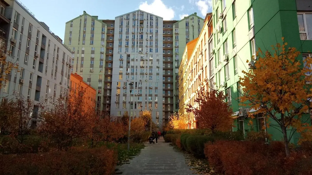 Positive Smile Studio Apartment In The Colorful Comfort Town Residental Complex. Kt-06. Kyiv
