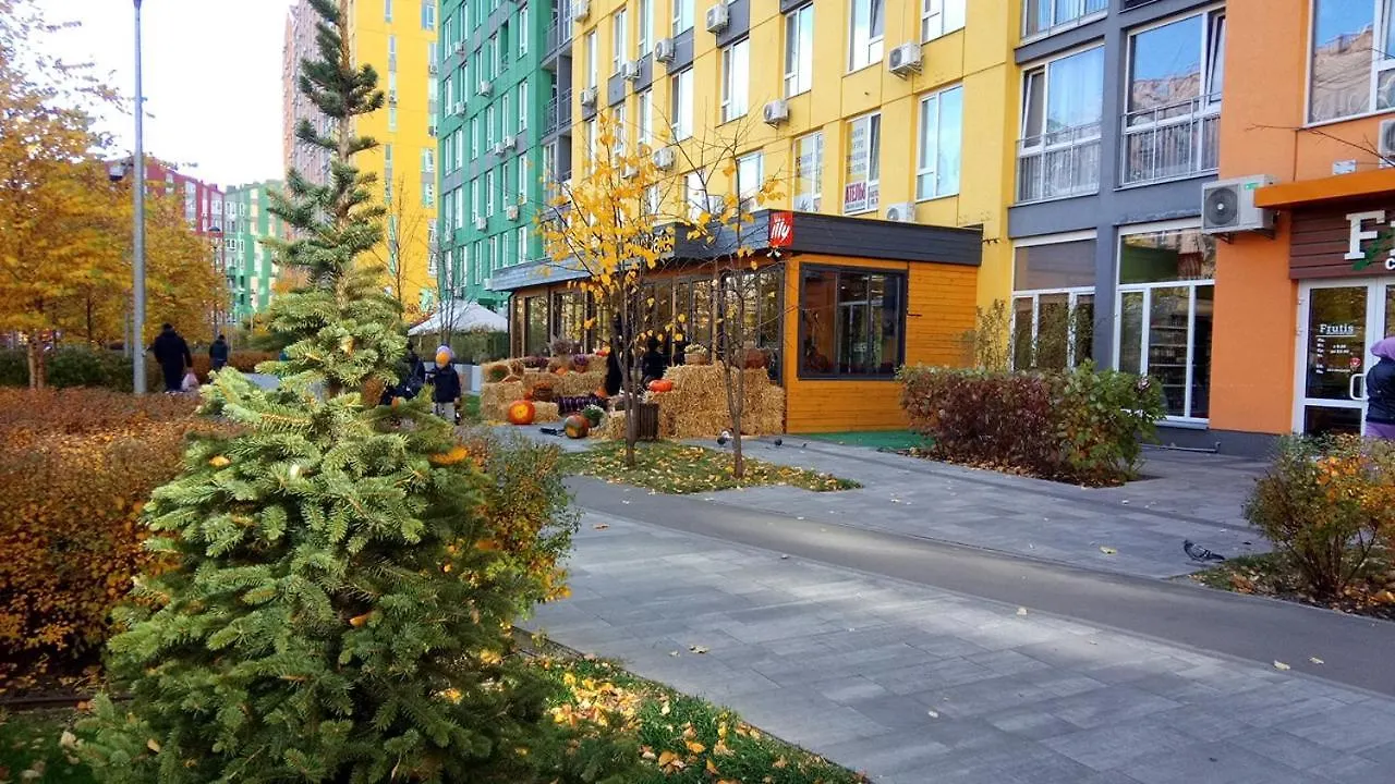 Positive Smile Studio Apartment In The Colorful Comfort Town Residental Complex. Kt-06. Kyiv