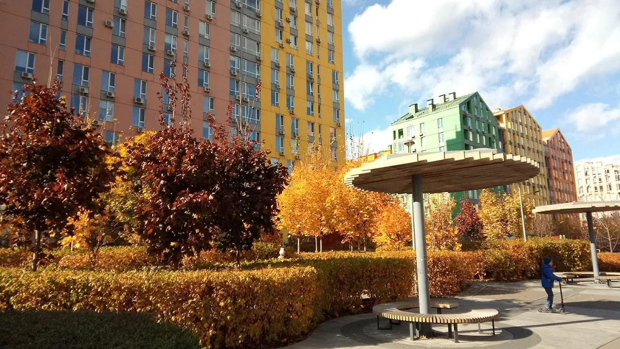 Positive Smile Studio Apartment In The Colorful Comfort Town Residental Complex. Kt-06. Kyiv